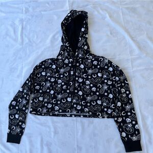 Killstar Black and White Graphic Hoodie